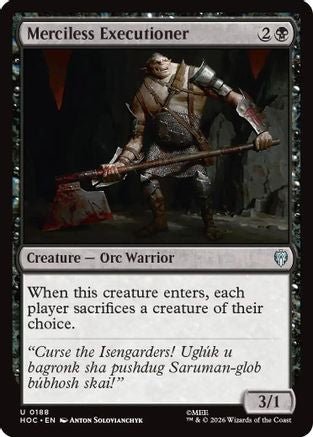 Merciless Executioner (HOC-188) - The Hobbit: Eternal-Legal - Card Brawlers