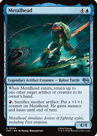 Metalhead (TMT-044) - Teenage Mutant Ninja Turtles - Card Brawlers