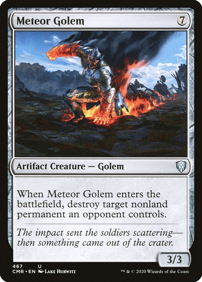 Meteor Golem (467) [Commander Legends] - Card Brawlers