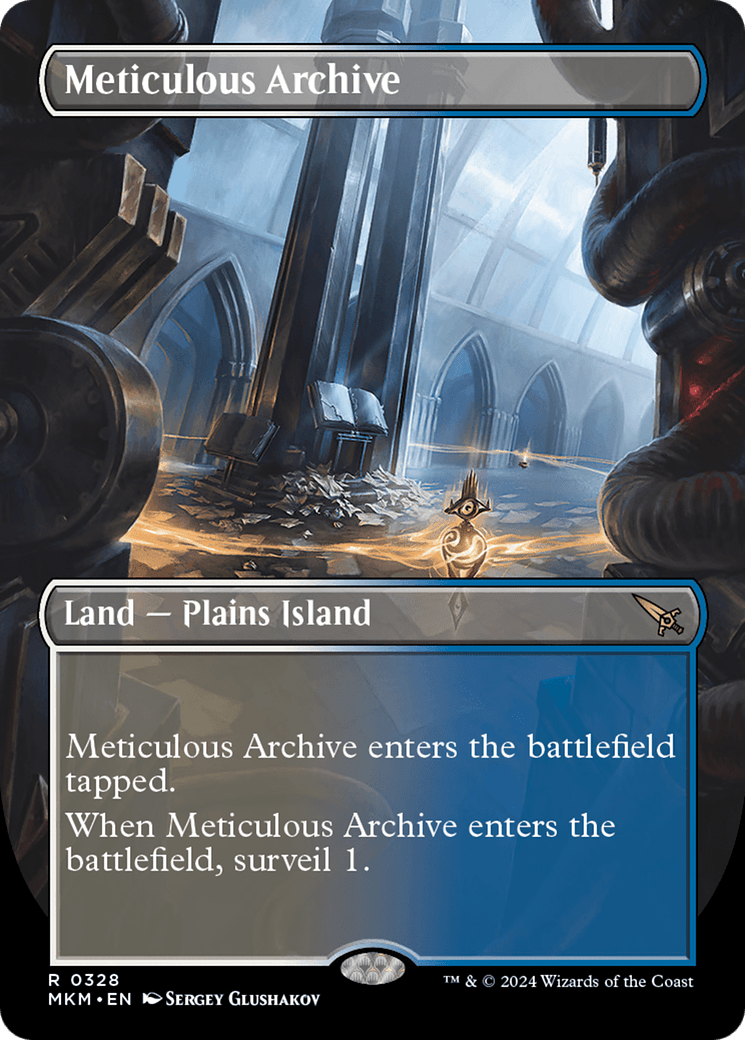 Meticulous Archive (Borderless) [Murders at Karlov Manor] - Card Brawlers