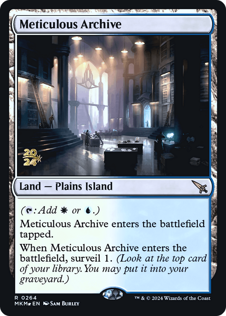 Meticulous Archive [Murders at Karlov Manor Prerelease Promos] - Card Brawlers