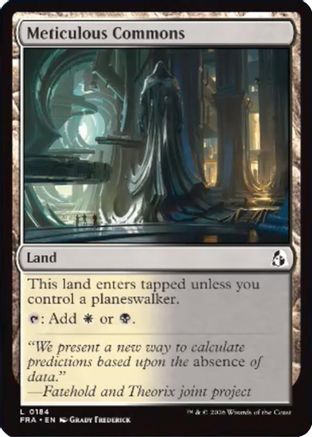 Meticulous Commons (FRA-184) - Reality Fracture - Card Brawlers