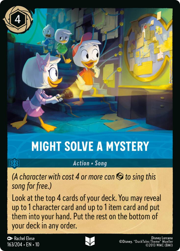 Might Solve a Mystery (163/204) [Whispers in the Well] - Card Brawlers
