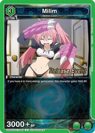 Milim (083) (UEPR/TSK-1-083) - UE20BT That Time I Got Reincarnated as a Slime Release Event Cards - Card Brawlers