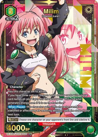 Milim (P-006) (R*) (UE20BT/TSK-P-006) - UE20BT That Time I Got Reincarnated as a Slime Foil - Card Brawlers