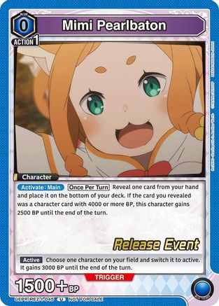Mimi Pearlbaton (UEPR/REZ-1-045) - UE24BT ReZERO Starting Life in Another World Release Event Cards - Card Brawlers