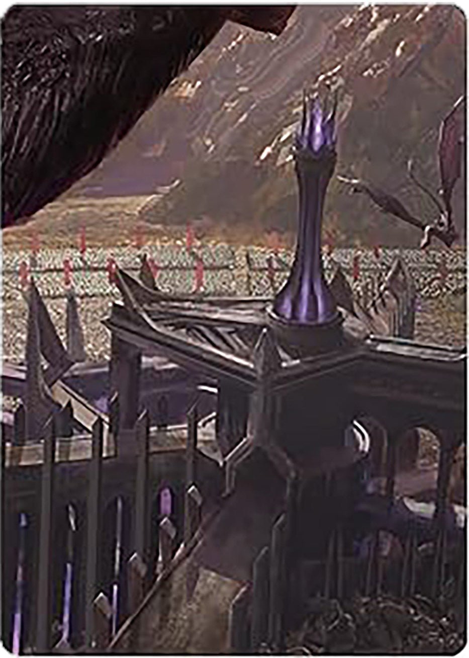Minas Morgul, Dark Fortress Art Card [The Lord of the Rings: Tales of Middle - earth Art Series] - Card Brawlers