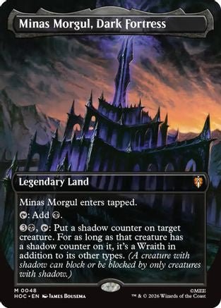 Minas Morgul, Dark Fortress (Borderless) (HOC-048) - The Hobbit: Eternal-Legal - Card Brawlers