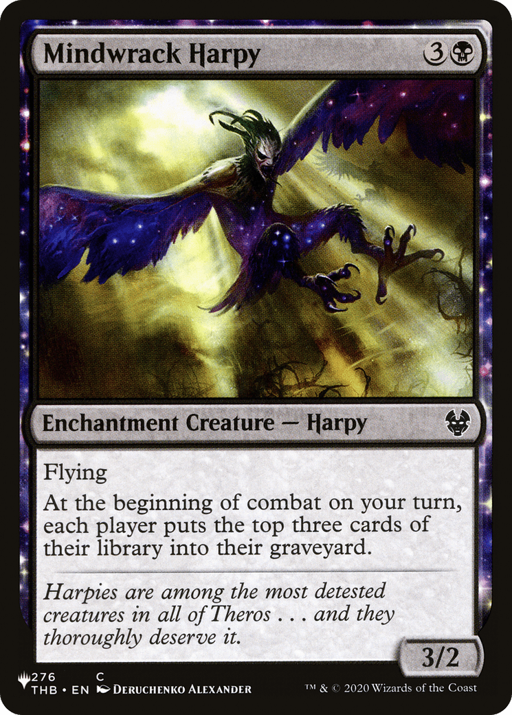Mindwrack Harpy [The List] - Card Brawlers