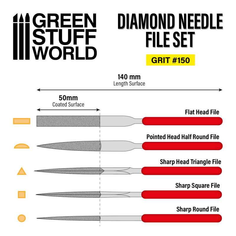 Green Stuff World - Diamond Needle File Set - Green Stuff World - Card Brawlers | Quebec | Canada |