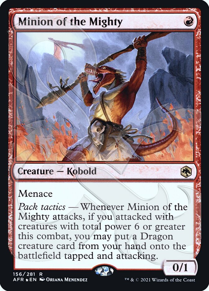 Minion of the Mighty (Ampersand Promo) [Dungeons & Dragons: Adventures in the Forgotten Realms Promos] - Card Brawlers