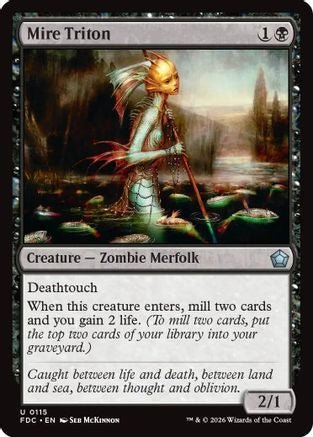 Mire Triton (FDC-115) - Commander: Foundations - Card Brawlers