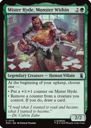 Mister Hyde, Monster Within (MSH-176) - Marvel Super Heroes - Card Brawlers