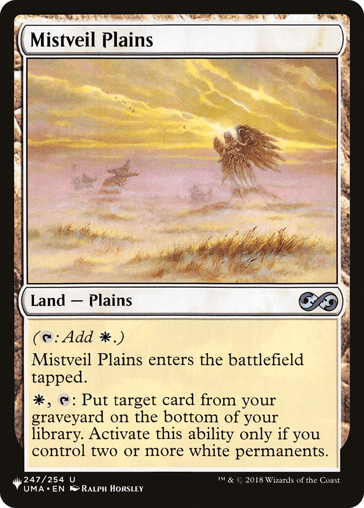 Mistveil Plains [The List] - Card Brawlers