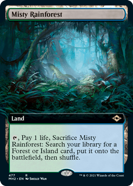 Misty Rainforest (Extended Art) [Modern Horizons 2] - Card Brawlers