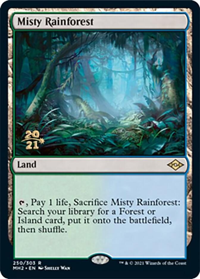Misty Rainforest [Modern Horizons 2 Prerelease Promos] - Card Brawlers