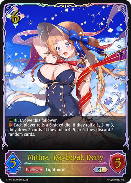 Mithra, Daybreak Deity (SL) (SP01 - SL48EN) [Seaside Memories] - Card Brawlers