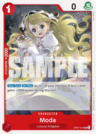 Moda (Reprint) (OP07-014) - Premium Booster -The Best- Vol. 2 - Card Brawlers