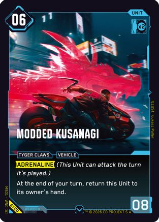 Modded Kusanagi (B120) - Welcome to Night City Beta - Card Brawlers
