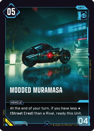 Modded Muramasa (121) - Welcome to Night City Retail - Card Brawlers