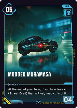 Modded Muramasa (B121) - Welcome to Night City Beta - Card Brawlers