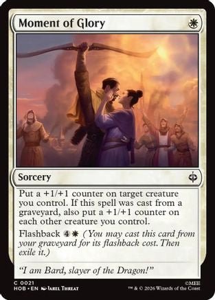 Moment of Glory (HOB-021) - The Hobbit Foil - Card Brawlers