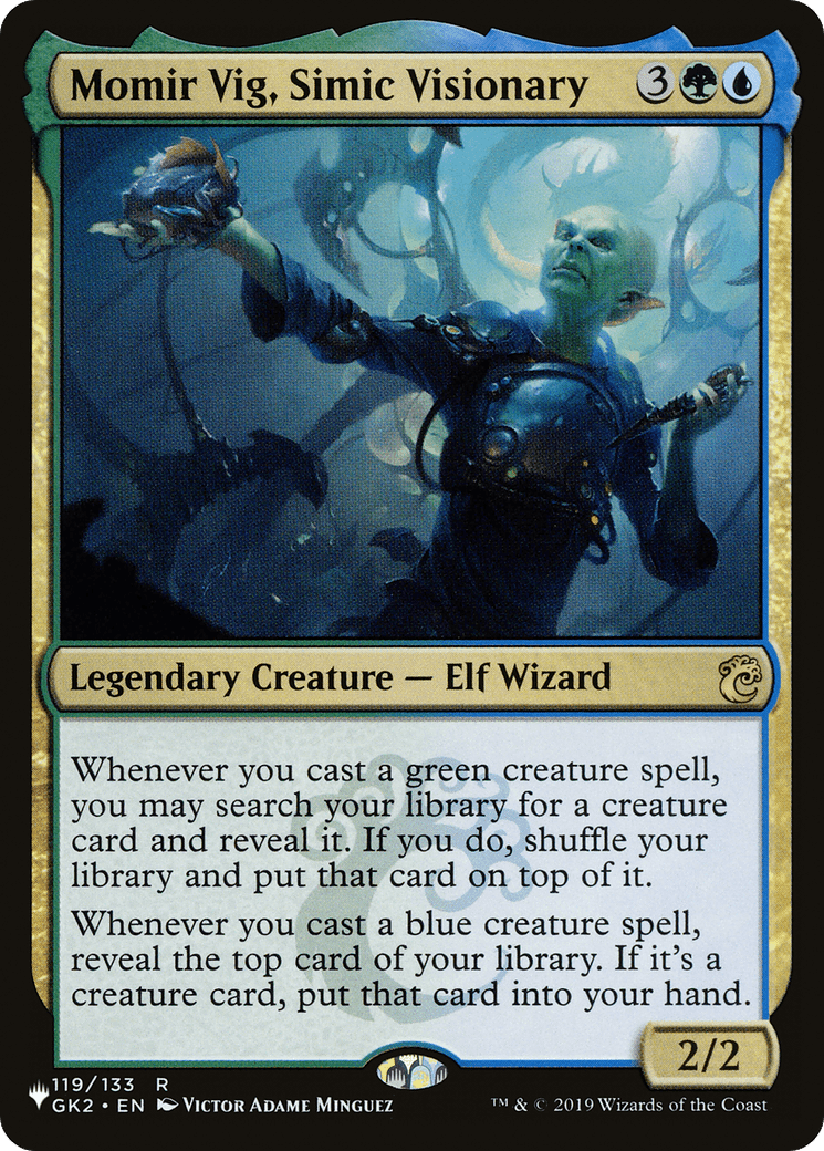 Momir Vig, Simic Visionary [The List] - Card Brawlers