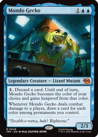 Mondo Gecko (TMT-046) - Teenage Mutant Ninja Turtles - Card Brawlers