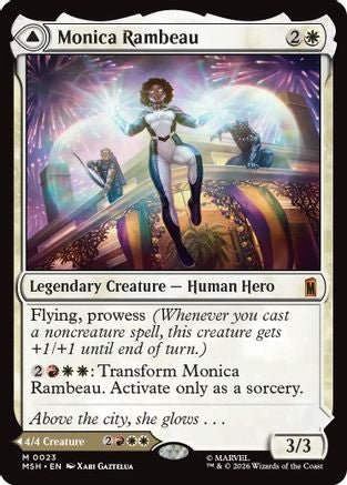 Monica Rambeau (MSH-023) - Marvel Super Heroes Foil - Card Brawlers