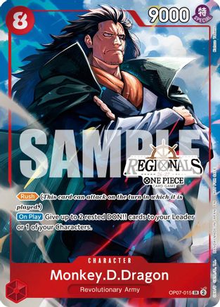 Monkey.D.Dragon (Regional Participation Pack 2026 Vol.2) (OP07-015) - One Piece Promotion Cards Foil - Card Brawlers