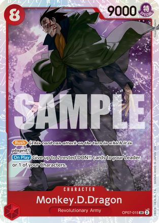Monkey.D.Dragon (Reprint) (OP07-015) - Premium Booster -The Best- Vol. 2 Foil - Card Brawlers