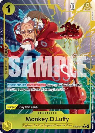 Monkey.D.Luffy (012) (Full Art) (ST29-012) - Starter Deck 29: Egghead Foil - Card Brawlers