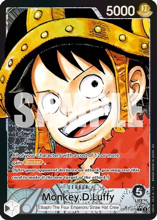 Monkey.D.Luffy (079) (Alternate Art) (OP17-079) - The World's Strongest Warriors Foil - Card Brawlers