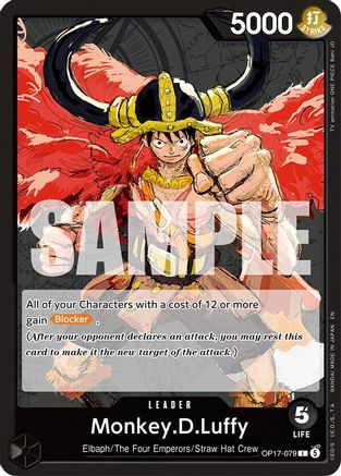 Monkey.D.Luffy (079) (OP17-079) - The World's Strongest Warriors - Card Brawlers