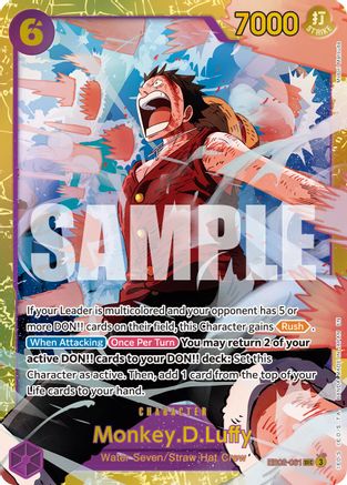 Monkey.D.Luffy - EB02-061 (Reprint) (EB02-061) - Premium Booster -The Best- Vol. 2 Foil - Card Brawlers