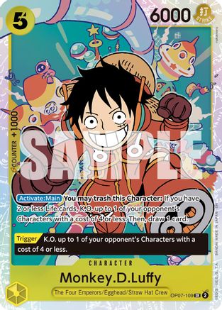 Monkey.D.Luffy - OP07-109 (Reprint) (OP07-109) - Premium Booster -The Best- Vol. 2 Foil - Card Brawlers