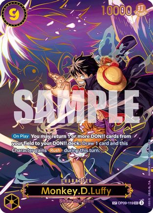 Monkey.D.Luffy - OP09-119 (SP) (OP09-119) - Carrying On His Will Foil - Card Brawlers