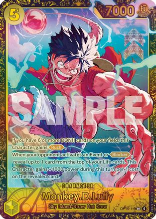Monkey.D.Luffy (OP15-119) (OP15-119) - One Piece Promotion Cards Foil - Card Brawlers