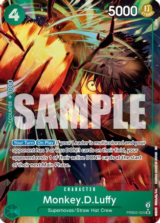 Monkey.D.Luffy - PRB02-005 (Alternate Art) (PRB02-005) - Premium Booster -The Best- Vol. 2 Foil - Card Brawlers