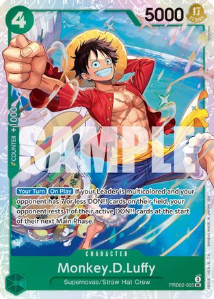 Monkey.D.Luffy - PRB02-005 (PRB02-005) - Premium Booster -The Best- Vol. 2 Foil - Card Brawlers