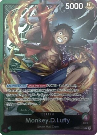 Monkey.D.Luffy (Sound Loader - Luffy Edition 2025) (EB02-010) - One Piece Promotion Cards - Card Brawlers