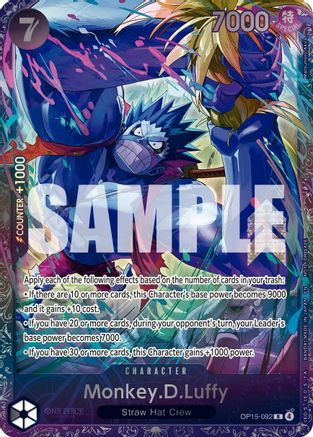 Monkey.D.Luffy (Treasure Cup August 2026) (OP15-092) - One Piece Promotion Cards Foil - Card Brawlers