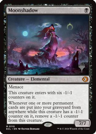 Moonshadow (PPECL-110) - Promo Pack: Lorwyn Eclipsed Foil - Card Brawlers