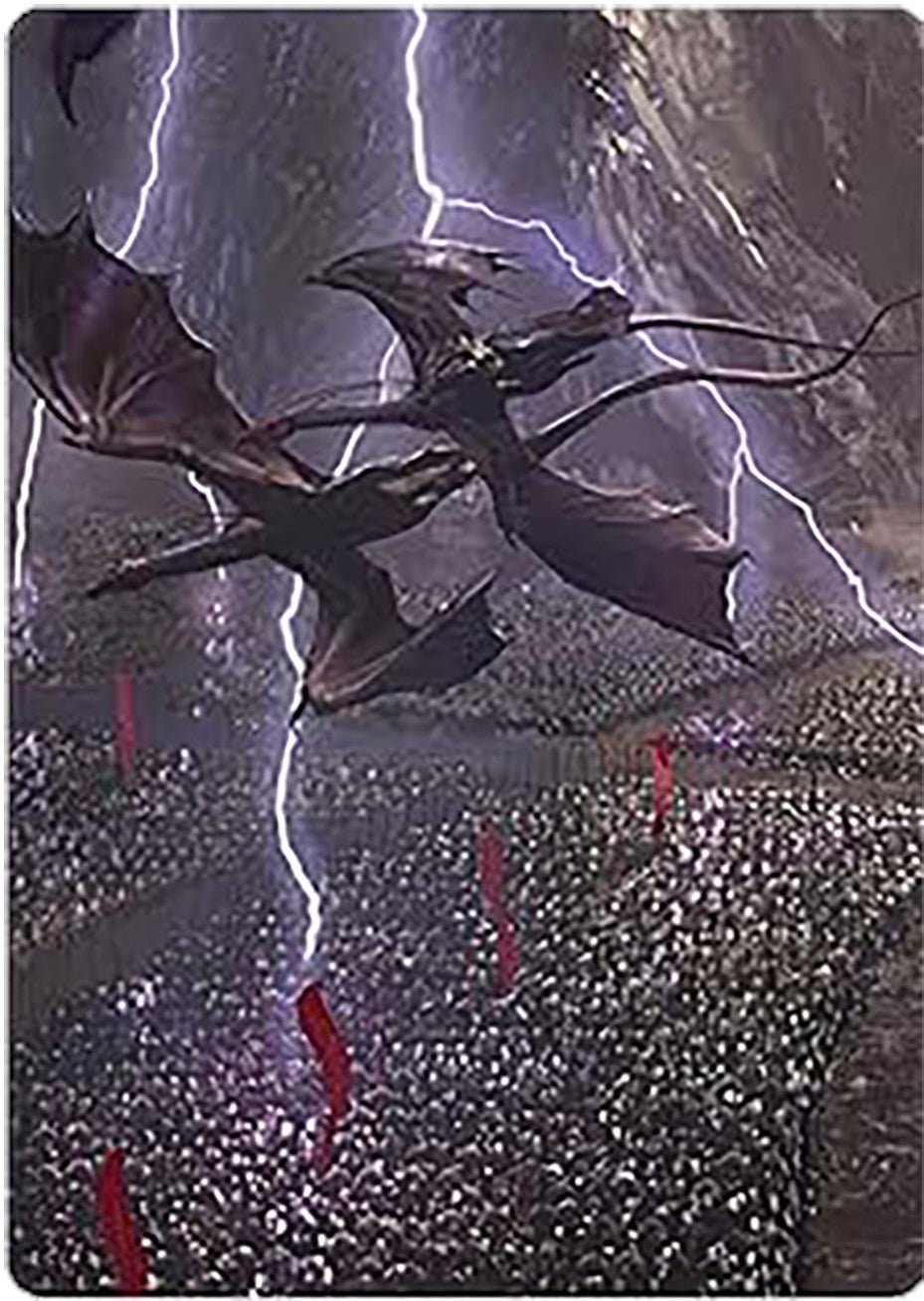 Mordor on the March Art Card [The Lord of the Rings: Tales of Middle - earth Art Series] - Card Brawlers