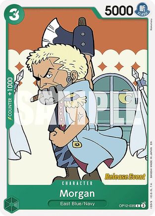 Morgan (OP12-035) - Legacy of the Master Release Event Cards - Card Brawlers
