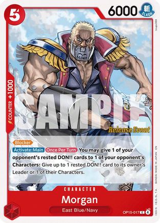 Morgan (OP15-017) - Adventure on Kami's Island Release Event Cards - Card Brawlers