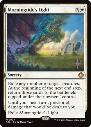 Morningtide's Light (PPECL-027) - Promo Pack: Lorwyn Eclipsed Foil - Card Brawlers