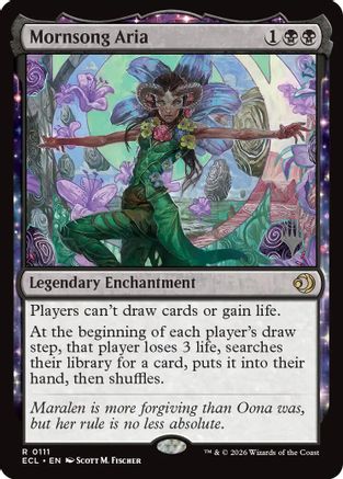 Mornsong Aria (PPECL-111) - Promo Pack: Lorwyn Eclipsed Foil - Card Brawlers