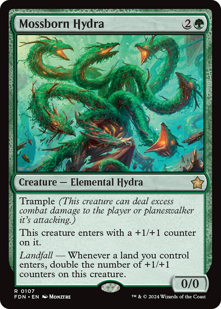 Mossborn Hydra [Foundations] - Card Brawlers