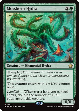 Mossborn Hydra (PPECL-107) - Promo Pack: Lorwyn Eclipsed - Card Brawlers